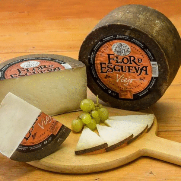 FLOR DE ESGUEVA Queso viejo de oveja, mini madurado en corteza natural , 1 kg elaborado con leche cruda - Image 3